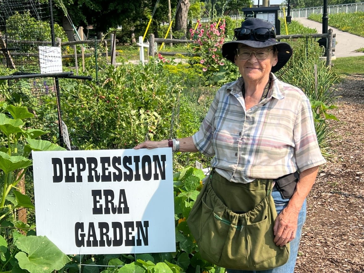 depression-garden-sign-1 Anne Marie Allen hopes depression-era crops can help people dealing with food insecurity