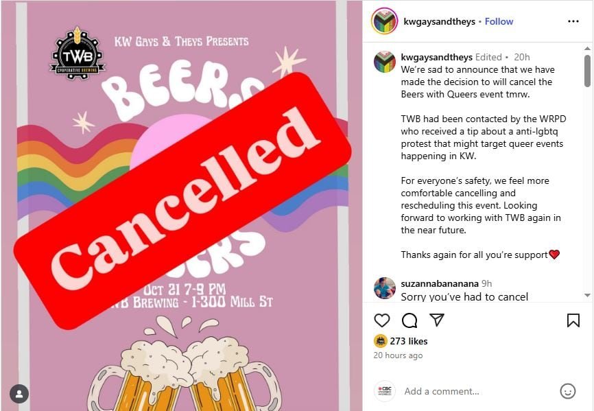 default-242 A screenshot of the Beers with Queers event