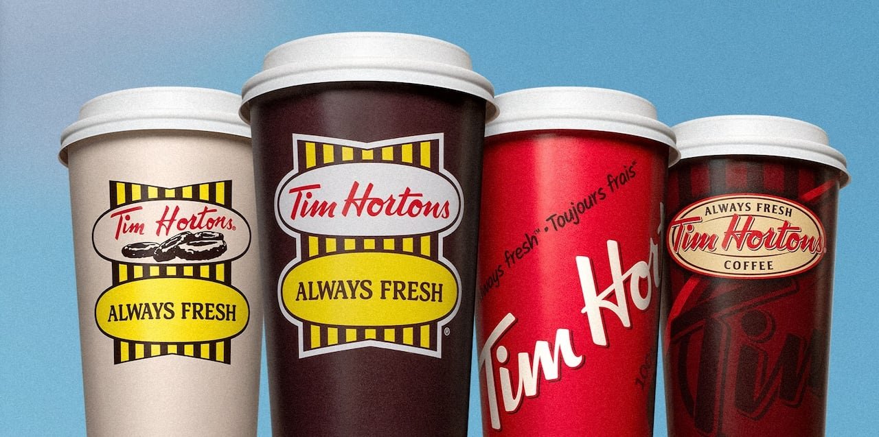 Vintage Tim Hortons coffee cups